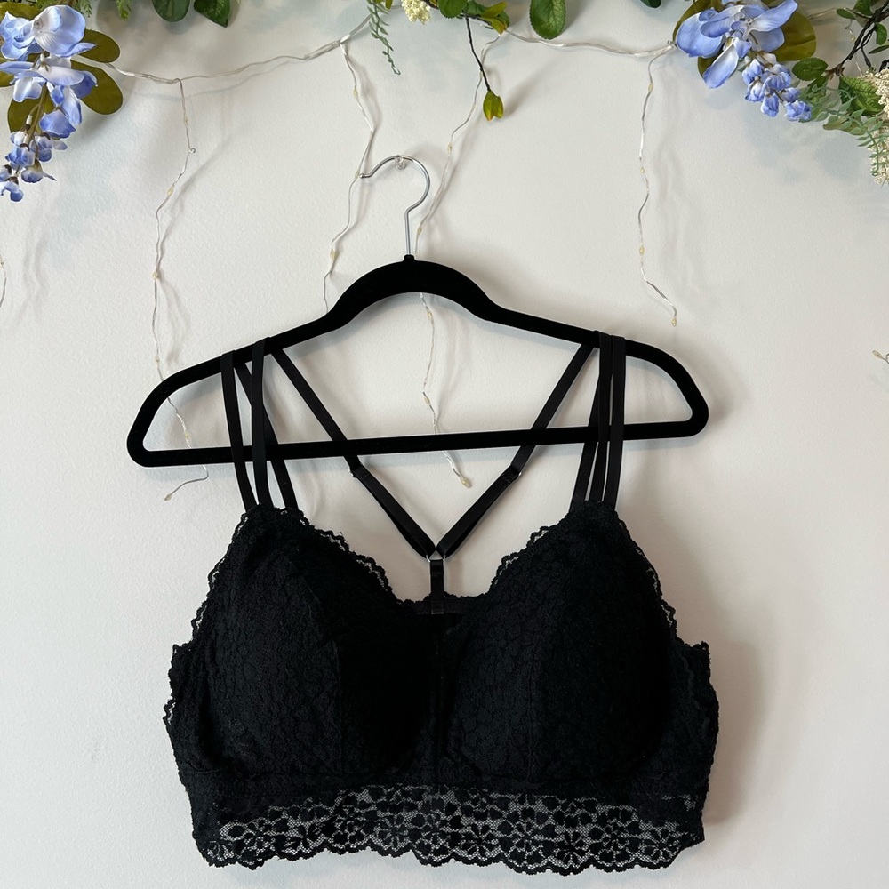 Aerie Black Bralette - Size XL